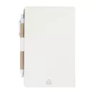 Agenda cu pix inclus, Everestus, 2601E15126, C6, Dictando, coperta standard, 115x175x12 mm, Poliuretan, Hartie, Alb