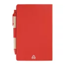 Agenda cu pix inclus, Everestus, 2601E15125, C6, Dictando, coperta standard, 115x175x12 mm, Poliuretan, Hartie, Rosu