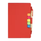 Agenda cu pix inclus, Everestus, 2601E15125, C6, Dictando, coperta standard, 115x175x12 mm, Poliuretan, Hartie, Rosu