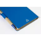 Agenda cu pix inclus, Everestus, 2601E15123, C6, Dictando, coperta standard, 115x175x12 mm, Poliuretan, Hartie, Albastru
