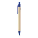Agenda cu pix inclus, Everestus, 2601E15123, C6, Dictando, coperta standard, 115x175x12 mm, Poliuretan, Hartie, Albastru