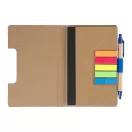 Agenda cu pix inclus, Everestus, 2601E15123, C6, Dictando, coperta standard, 115x175x12 mm, Poliuretan, Hartie, Albastru