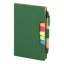 Agenda cu pix inclus, Everestus, 2601E15124, C6, Dictando, coperta standard, 115x175x12 mm, Poliuretan, Hartie, Verde
