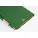 Agenda cu pix inclus, Everestus, 2601E15124, C6, Dictando, coperta standard, 115x175x12 mm, Poliuretan, Hartie, Verde