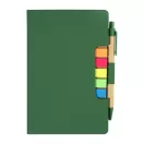 Agenda cu pix inclus, Everestus, 2601E15124, C6, Dictando, coperta standard, 115x175x12 mm, Poliuretan, Hartie, Verde