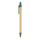 Agenda cu pix inclus, Everestus, 2601E15124, C6, Dictando, coperta standard, 115x175x12 mm, Poliuretan, Hartie, Verde