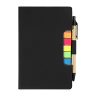   Agenda cu pix inclus, Everestus, 2601E15122, C6, Dictando, coperta standard, 115x175x12 mm, Poliuretan, Hartie, Negru