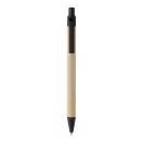 Agenda cu pix inclus, Everestus, 2601E15122, C6, Dictando, coperta standard, 115x175x12 mm, Poliuretan, Hartie, Negru