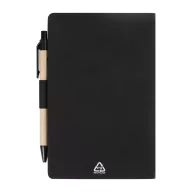   Agenda cu pix inclus, Everestus, 2601E15122, C6, Dictando, coperta standard, 115x175x12 mm, Poliuretan, Hartie, Negru