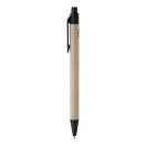 Agenda cu pix inclus, Everestus, 2601E15122, C6, Dictando, coperta standard, 115x175x12 mm, Poliuretan, Hartie, Negru