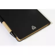   Agenda cu pix inclus, Everestus, 2601E15122, C6, Dictando, coperta standard, 115x175x12 mm, Poliuretan, Hartie, Negru