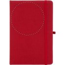 Agenda A5, Dictando, 2401E17344, Everestus, 150x212x14 mm, Bumbac, Hartie, Rosu