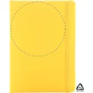 Agenda A5, Dictando, 2401E17795, Everestus, 145x210x16 mm, Piele ecologica, Hartie, Galben