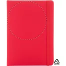 Agenda A5, Dictando, 2401E17793, Everestus, 145x210x16 mm, Piele ecologica, Hartie, Rosu