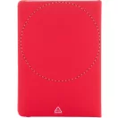 Agenda A5, Dictando, 2401E17793, Everestus, 145x210x16 mm, Piele ecologica, Hartie, Rosu