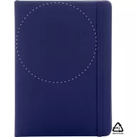   Agenda A5, Dictando, 2401E17789, Everestus, 145x210x16 mm, Piele ecologica, Hartie, Albastru dark
