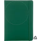Agenda A5, Dictando, 2401E17790, Everestus, 145x210x16 mm, Piele ecologica, Hartie, Verde