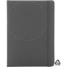 Agenda A5, Dictando, 2401E17791, Everestus, 145x210x16 mm, Piele ecologica, Hartie, Gri