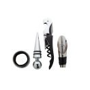 Set accesorii vin, 2401E17110, Everestus, 155x226x26 mm, Otel, Hartie, Natur