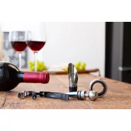   Set accesorii vin, 2401E17110, Everestus, 155x226x26 mm, Otel, Hartie, Natur