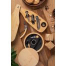 Set accesorii vin, 2401E17600, Everestus, ø160x40 mm, Bambus, Otel, Natur