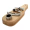 Set accesorii vin, 2401E16986, Everestus, 99x289x34 mm, Otel, Bambus, Natur
