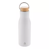   Termos 500 ml, 2401E17811, Everestus, ø70x224 mm, Otel, Bambus, Alb
