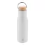 Termos 500 ml, 2401E17811, Everestus, ø70x224 mm, Otel, Bambus, Alb