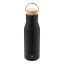 Termos 500 ml, 2401E17808, Everestus, ø70x224 mm, Otel, Bambus, Negru
