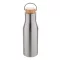 Termos 500 ml, 2401E17810, Everestus, ø70x224 mm, Otel, Bambus, Argintiu