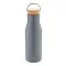 Termos 500 ml, 2401E17809, Everestus, ø70x224 mm, Otel, Bambus, Gri inchis