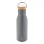 Termos 500 ml, 2401E17809, Everestus, ø70x224 mm, Otel, Bambus, Gri inchis