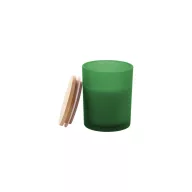   Lumanare parfumata brad, 2401E17010, Everestus, ø70x90 mm, Ceara, Sticla, Verde