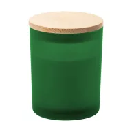   Lumanare parfumata brad, 2401E17010, Everestus, ø70x90 mm, Ceara, Sticla, Verde