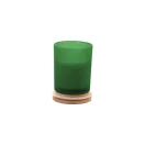 Lumanare parfumata brad, 2401E17010, Everestus, ø70x90 mm, Ceara, Sticla, Verde