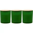Lumanare parfumata brad, 2401E17010, Everestus, ø70x90 mm, Ceara, Sticla, Verde
