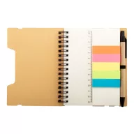   Agenda cu pix inclus, A6, Dictando, 2402E18333, Everestus, 130x145x11 mm, Hartie, Natur