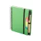 Agenda cu pix inclus, A6, Dictando, 2402E18332, Everestus, 130x145x11 mm, Hartie, Verde