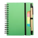 Agenda cu pix inclus, A6, Dictando, 2402E18332, Everestus, 130x145x11 mm, Hartie, Verde
