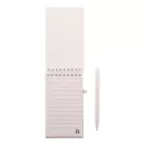 Agenda cu pix inclus, A6, Dictando, 2410E24443, Everestus, 91 x 150 x 11 mm, Carton, Alb