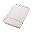 Agenda cu pix inclus, A6, Dictando, 2410E24443, Everestus, 91 x 150 x 11 mm, Carton, Alb