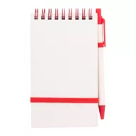   Agenda cu pix inclus, A6, Dictando, 2410E24442, Everestus, 91 x 150 x 11 mm, Carton, Rosu