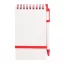 Agenda cu pix inclus, A6, Dictando, 2410E24442, Everestus, 91 x 150 x 11 mm, Carton, Rosu