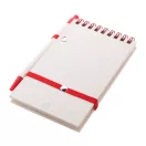 Agenda cu pix inclus, A6, Dictando, 2410E24442, Everestus, 91 x 150 x 11 mm, Carton, Rosu