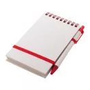 Agenda cu pix inclus, A6, Dictando, 2410E24442, Everestus, 91 x 150 x 11 mm, Carton, Rosu