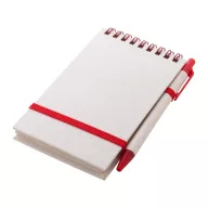   Agenda cu pix inclus, A6, Dictando, 2410E24442, Everestus, 91 x 150 x 11 mm, Carton, Rosu