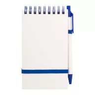   Agenda cu pix inclus, A6, Dictando, 2410E24440, Everestus, 91 x 150 x 11 mm, Carton, Albastru