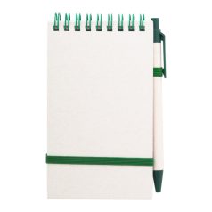   Agenda cu pix inclus, A6, Dictando, 2410E24441, Everestus, 91 x 150 x 11 mm, Carton, Verde
