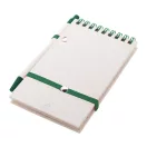 Agenda cu pix inclus, A6, Dictando, 2410E24441, Everestus, 91 x 150 x 11 mm, Carton, Verde