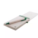 Agenda cu pix inclus, A6, Dictando, 2410E24441, Everestus, 91 x 150 x 11 mm, Carton, Verde